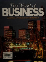 Front cover of The world of business by Gitman, Lawrence J.