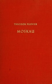 Cover of Moskau by Theodor Plievier
