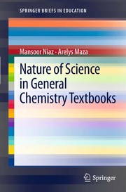 Cover of Nature of Science in General Chemistry Textbooks by Mansoor Niaz