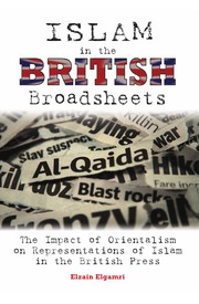 Front cover of Islam in the British broadsheets by Elzain Elgamri