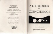 Cover of A little book of coincidence by John Martineau