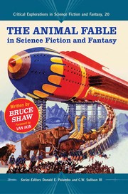Front cover of The animal fable in science fiction and fantasy by Bruce Shaw