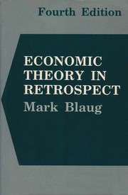 Front cover of Economic Theory in Retrospect by Mark Blaug
