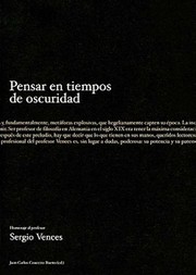 Front cover of Pensar en tiempos de oscuridad by Juan Carlos Couceiro-Bueno