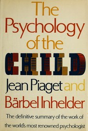 Front cover of Psychologie de l'enfant by Jean Piaget