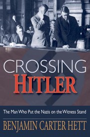 Cover of Crossing Hitler by Benjamin Carter Hett