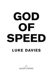 Front cover of God of speed by Luke Davies