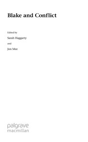 Cover of Blake and conflict by Sarah Haggarty