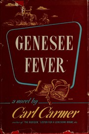 Cover of Genesee fever by Carl Lamson Carmer
