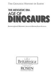 Cover of The Mesozoic Era by John P. Rafferty