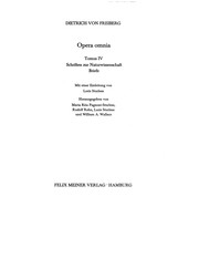 Cover of Schriften zur Naturwissenschaft, Briefe by Dietrich von Freiberg