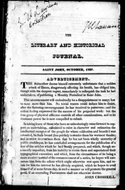 Front cover of The Literary and historical journal by John H. Crosskill