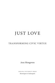 Cover of Just love by Ann Mongoven