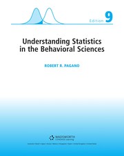 Front cover of Understanding statistics in the behavioral sciences by Robert R. Pagano