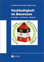 Front cover of Nachhaltigkeit Im Bauwesen by Carl-Alexander Graubner