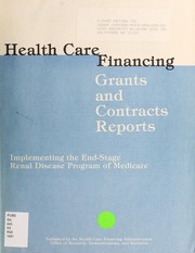 Front cover of Implementing the End-Stage Renal Disease Program of Medicare by Richard A. Rettig
