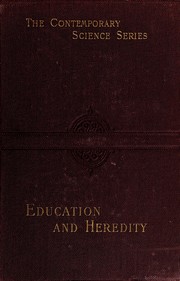 Cover of Education and heredity by Jean-Marie Guyau