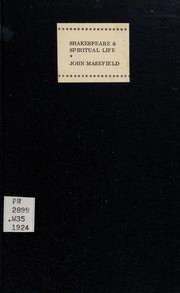 Cover of Shakespeare & spiritual life by John Masefield