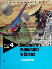 Front cover of Contemporary mathematics in context by Arthur F. Coxford