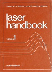Cover of Laser handbook by F. T. Arecchi