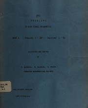 Cover of 1001 problems in high school mathematics by Unknown