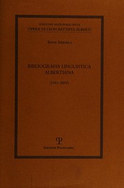 Front cover of Bibliografia linguistica albertiana by Anna Siekiera