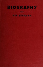 Cover of Biography by S. N. Behrman