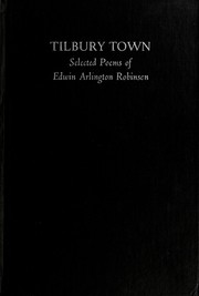 Cover of Tilbury Town by Edwin Arlington Robinson