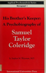 Cover of His brother's keeper by Stephen M. Weissman