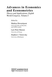 Cover of Advances in economics and econometrics by David M. Kreps
