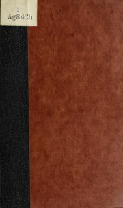 Cover of Chemistry in the United States Department of agriculture by United States. Dept. of Agriculture