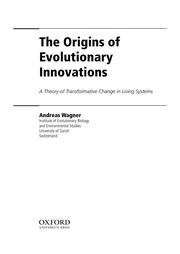 Cover of The origins of evolutionary innovations by Wagner, Andreas