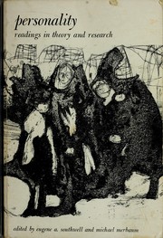 Front cover of Personality: readings in theory and research by Eugene A. Southwell