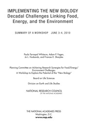 Cover of Implementing the new biology by Paula Whitacre