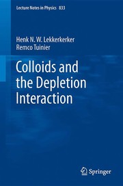 Front cover of Colloids and the Depletion Interaction by Henk N.W. Lekkerkerker