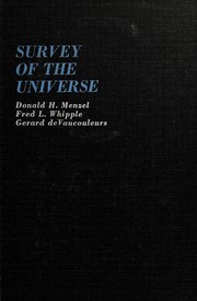 Front cover of Survey of the universe by Donald Howard Menzel