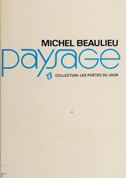 Cover of Paysage by Michel Beaulieu