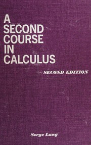 Cover of A second course in calculus by Serge Lang