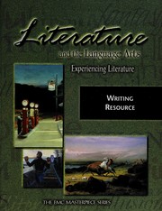 Front cover of Literature and the Language Arts Experiencing Literature Vocabulary Resource Book (The EMC Masterpiece Series) by Laurie Skiba