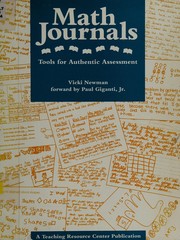 Cover of Math Journals: Tools for Authentic Assessment by Vicki Newman