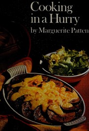 Front cover of Color Book of Cooking in a Hurry by Patten