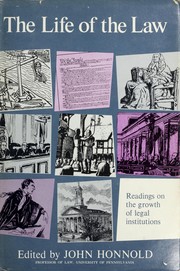 Cover of The life of the law by John Honnold