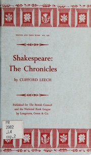 Front cover of Shakespeare: The chronicles by Clifford Leech