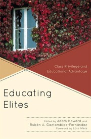 Cover of Educating elites by Adam Howard