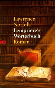 Cover of Lempriere's Wörterbuch by Lawrence Norfolk
