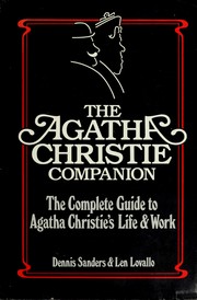 Front cover of The Agatha Christie companion by Dennis Sanders