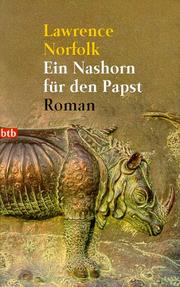 Front cover of The Pope's Rhinoceros by Lawrence Norfolk