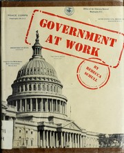 Front cover of Government at work by Rebecca Schull