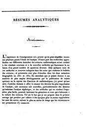Cover of Reśumeś analytiques by Augustin Louis Cauchy
