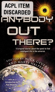 Cover of Is anybody out there? by Nick Gevers